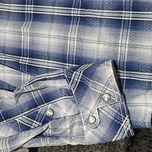 BKE RELAXED FIT SNAP-BUTTON PLAID LONG-SLEEVE SHIRT - Picture 5 of 12